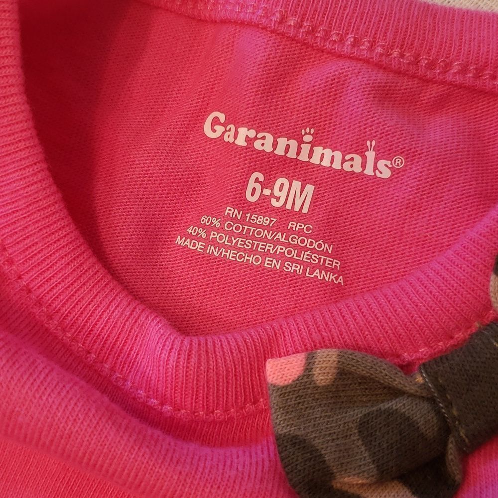 NWT Adorable Garanimals Pink Camo Camouflage Outfit Sz 6-9 Mos - Picture 6 of 9
